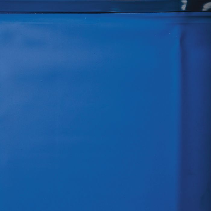 Poolfolie blau oval Einhängebiese, 40/100, 610 x 375 x 120 cm