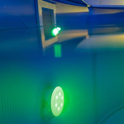 GRE LED - Projektor Mehrfarbig zur Befestigung an das Rückschlagventil